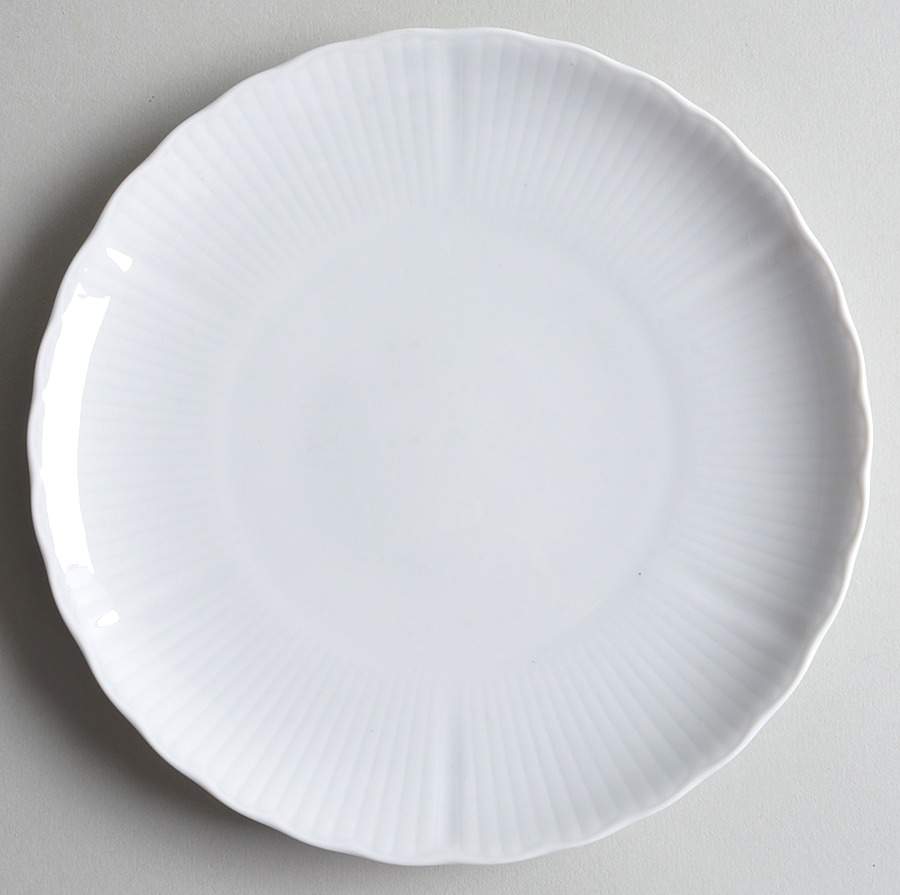 Salzburg White Salad Plate by Tirschenreuth-1