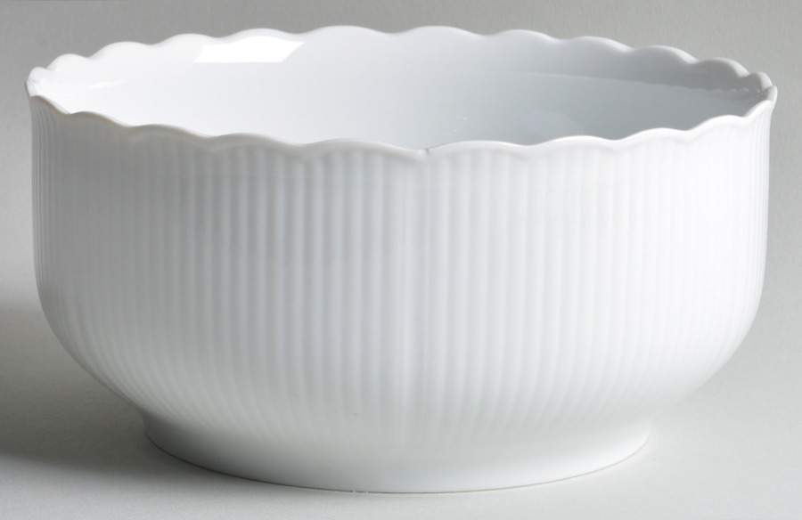 Salzburg White 7" Round Vegetable Bowl by Tirschenreuth-1