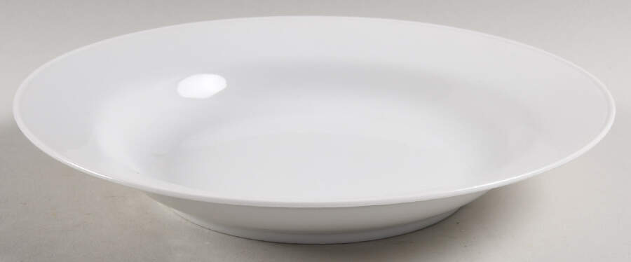 Stratos White Large Rim Soup Bowl by Tirschenreuth-1