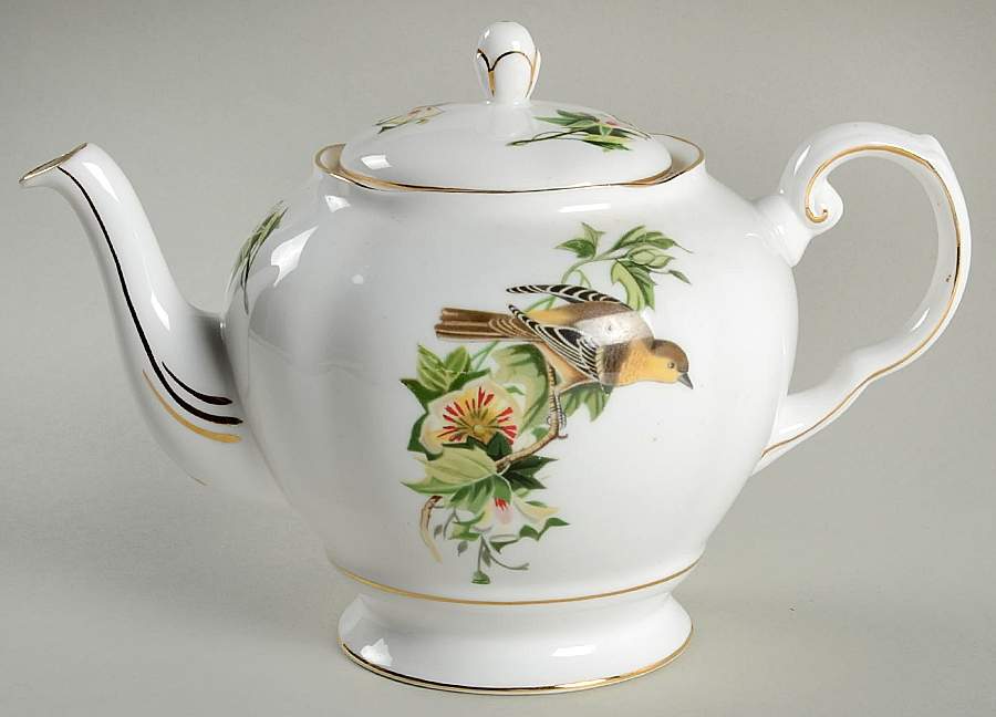 Audubon Birds Teapot & Lid by Tuscan - Royal Tuscan-1
