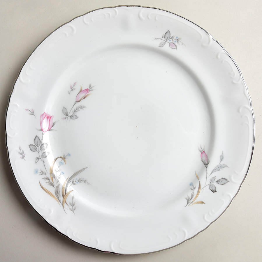 Wild Rose 12" Chop Plate (Round Platter) by Three Castle-1