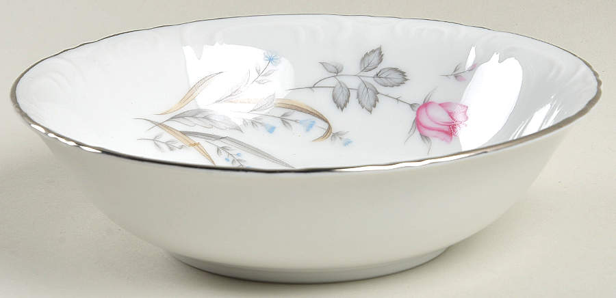 Wild Rose Coupe Cereal Bowl by Three Castle-1