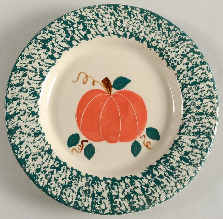 Harvest (Made in Mold) Salad Plate by Three Rivers-1