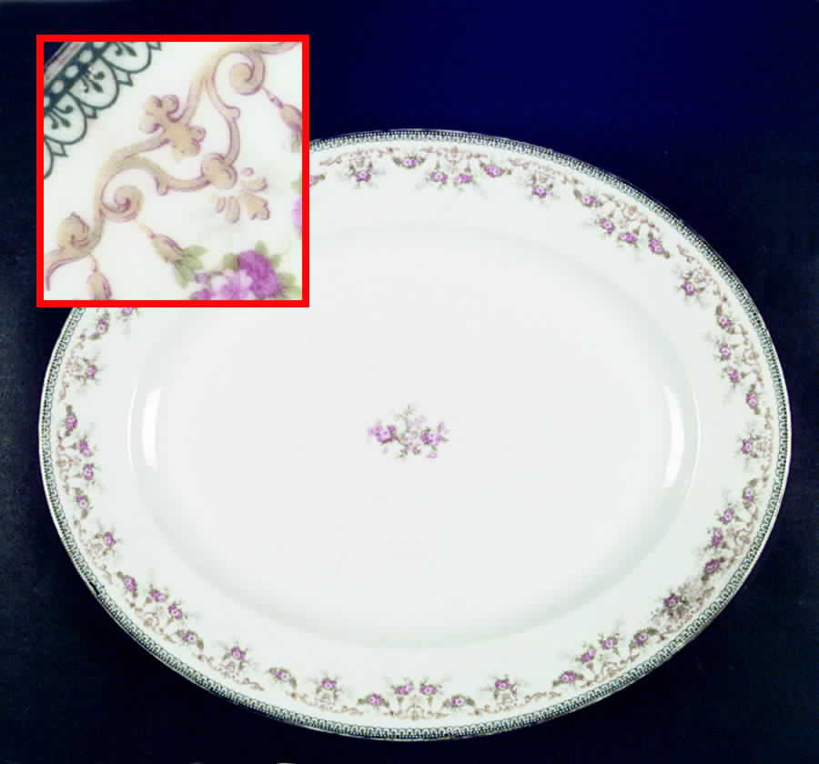 TRV213 18" Oval Serving Platter by Tressemanes & Vogt-1