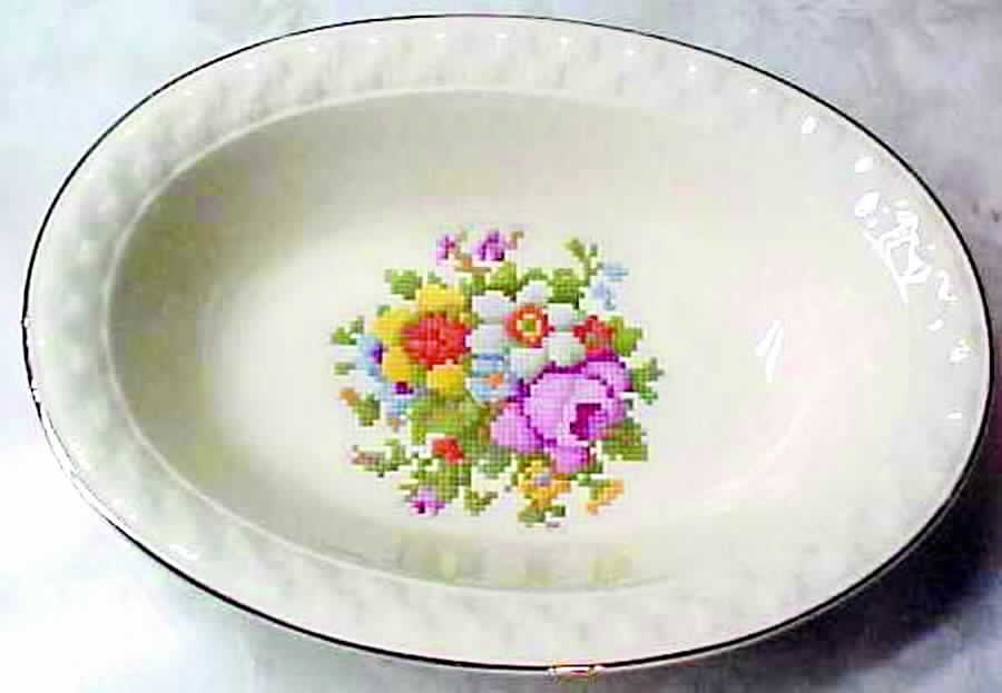 TST381 9" Oval Vegetable Bowl by Taylor, Smith & Taylor (Ts&T)-1