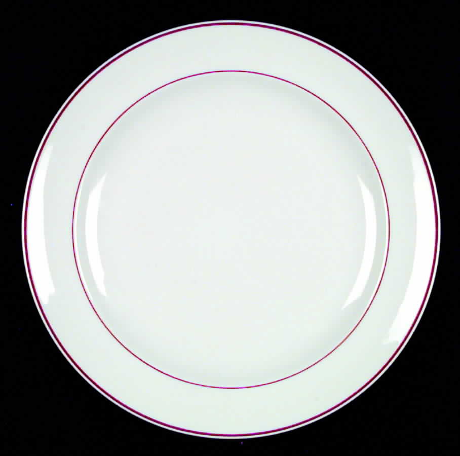 R6L1 Red Dinner Plate by Royal Limoges-1