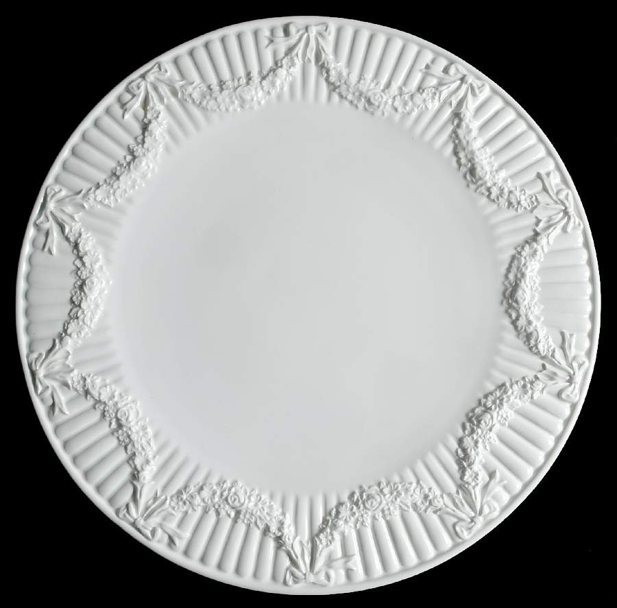 White Garland Cake Plate by Tiffany-1