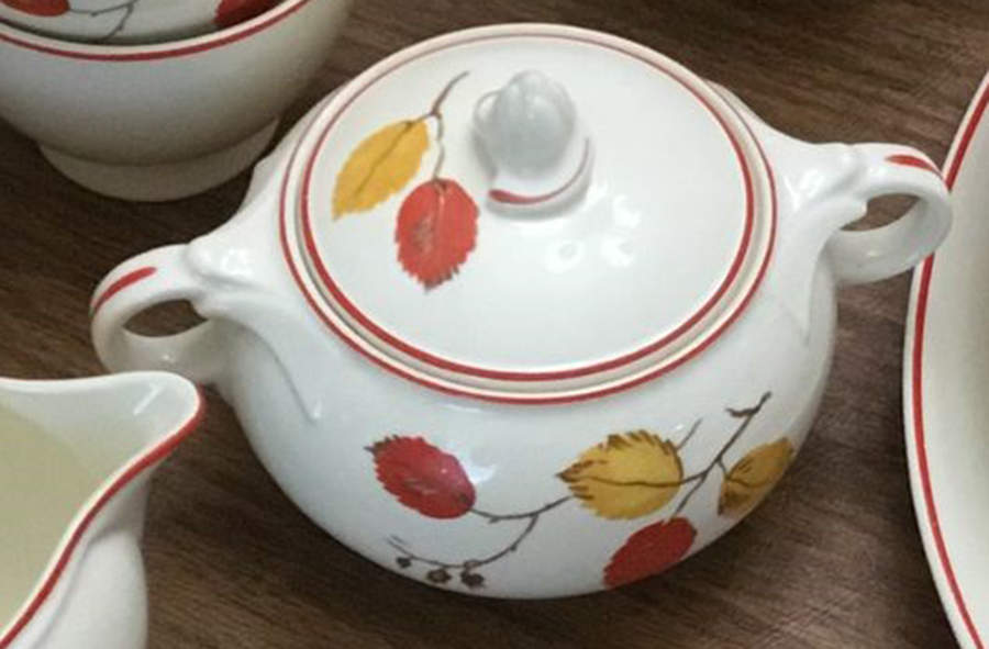TST385 Sugar Bowl & Lid by Taylor, Smith & Taylor (Ts&T)-1