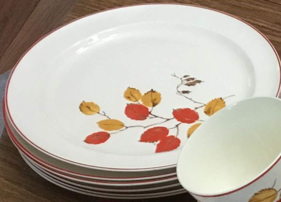 TST385 Luncheon Plate by Taylor, Smith & Taylor (Ts&T)-1