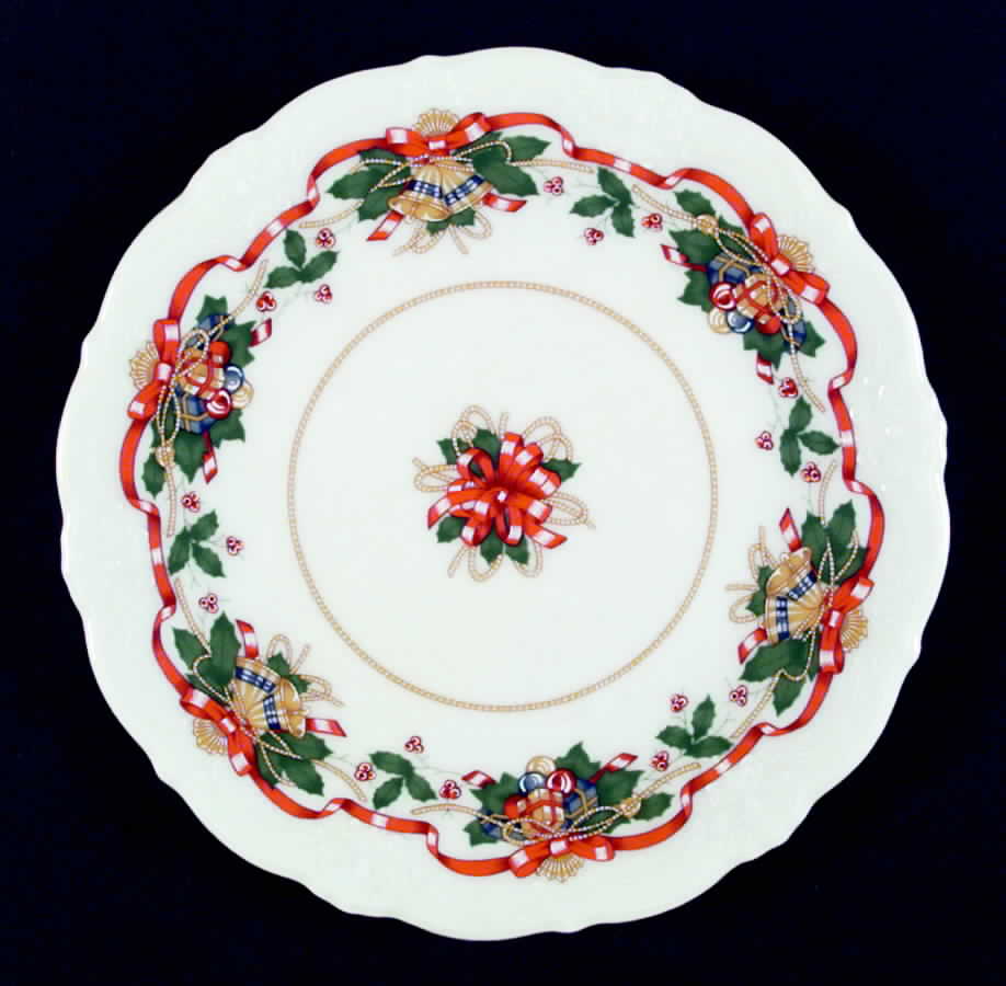 Merry Christmas Salad Plate by Tirschenreuth-1