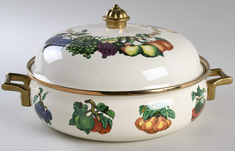 Kensington Garden 3 Quart Metal Covered Casserole by Tabletops Unlimited-1