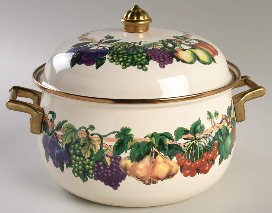 Kensington Garden 4 Quart Metal Covered Casserole by Tabletops Unlimited-1