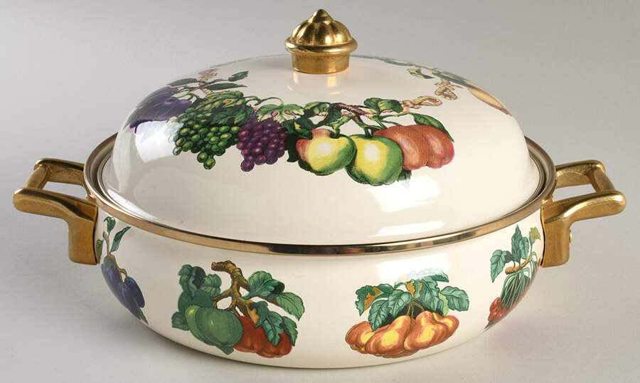 Kensington Garden 2 Quart Metal Covered Casserole by Tabletops Unlimited-1