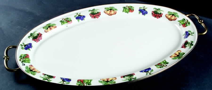 Kensington Garden Metal Serving Tray by Tabletops Unlimited-1
