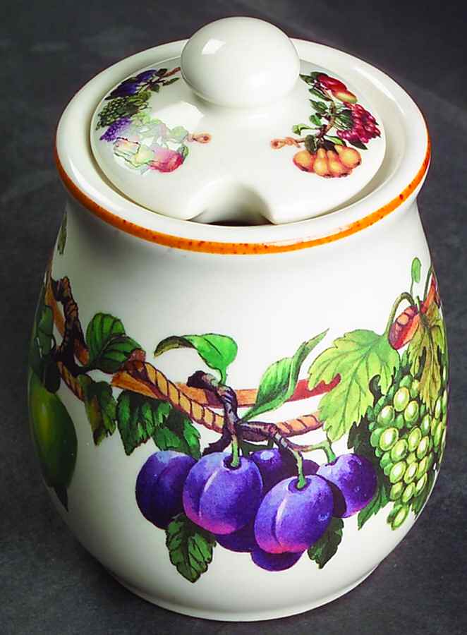 Kensington Garden Sugar Bowl & Lid by Tabletops Unlimited-1