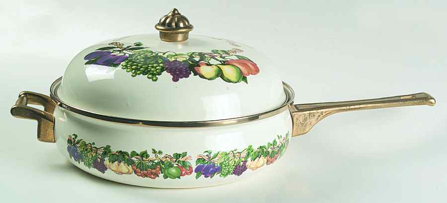 Kensington Garden 10" Metal Skillet & Lid by Tabletops Unlimited-1