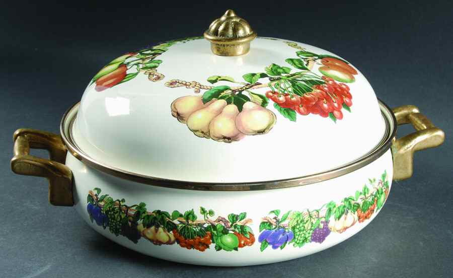 Kensington Garden 3 Quart Metal Covered Casserole by Tabletops Unlimited-1