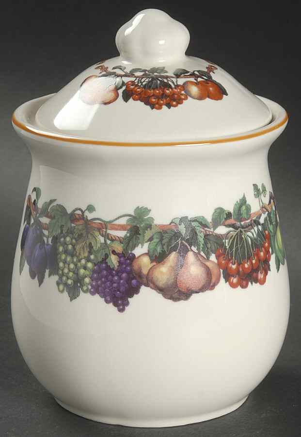 Kensington Garden Small Canister & Lid by Tabletops Unlimited-1