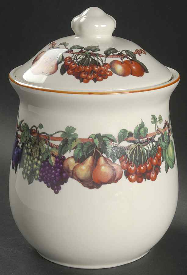Kensington Garden Large Canister & Lid by Tabletops Unlimited-1
