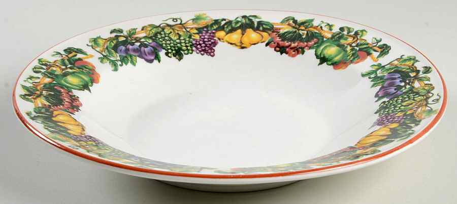 Kensington Garden Large Rim Soup Bowl by Tabletops Unlimited-1
