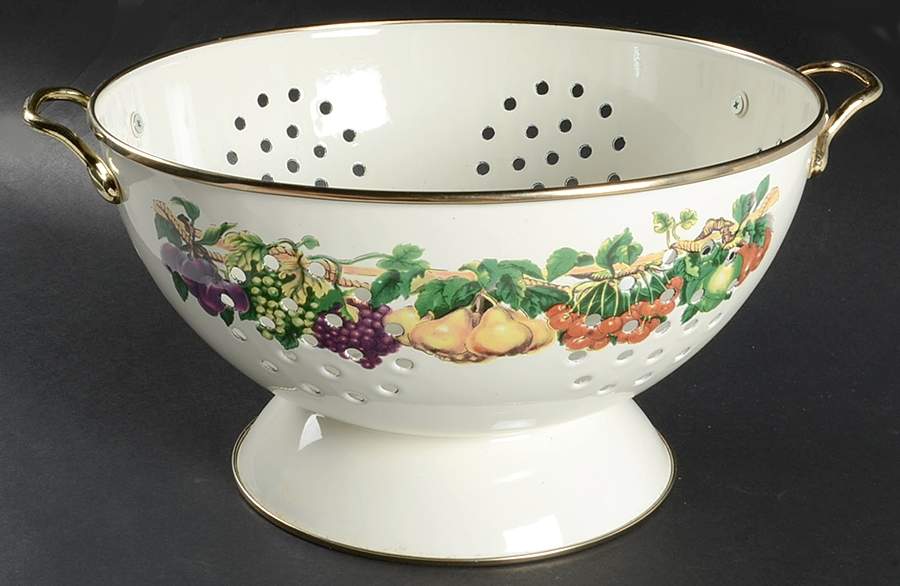 Kensington Garden Metal Colander by Tabletops Unlimited-1