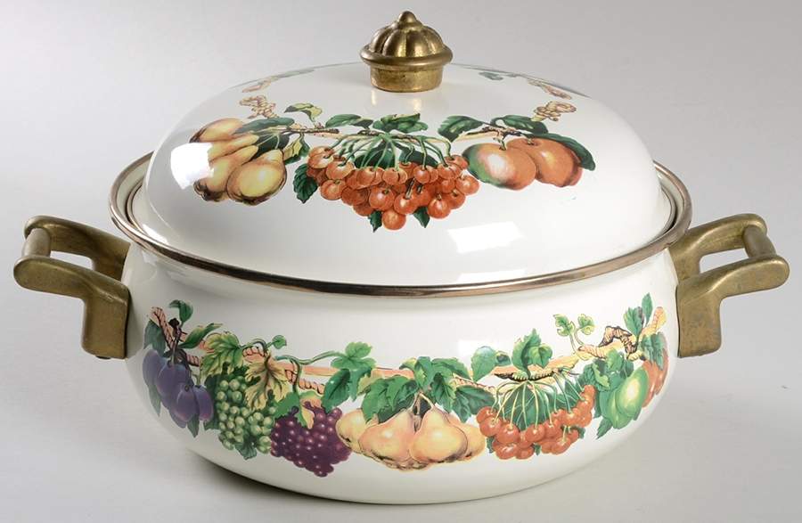 Kensington Garden 3 Quart Metal Covered Casserole by Tabletops Unlimited-1