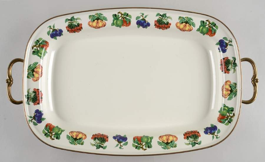 Kensington Garden Metal Serving Tray by Tabletops Unlimited-1