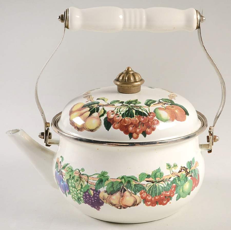 Kensington Garden Metal Kettle & Lid by Tabletops Unlimited-1