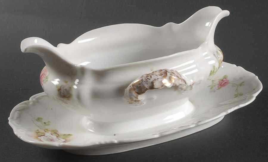 TRV217 Gravy Boat with Attached Underplate by Tressemanes & Vogt-1