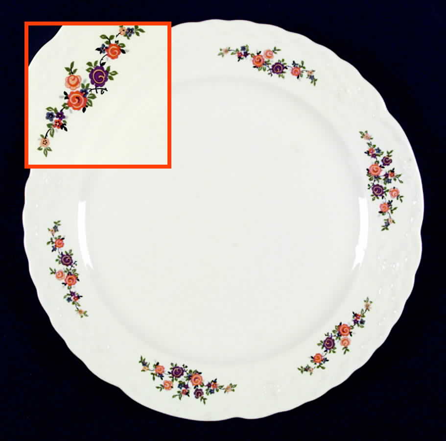 TST293 Luncheon Plate by Taylor, Smith & Taylor (Ts&T)-1