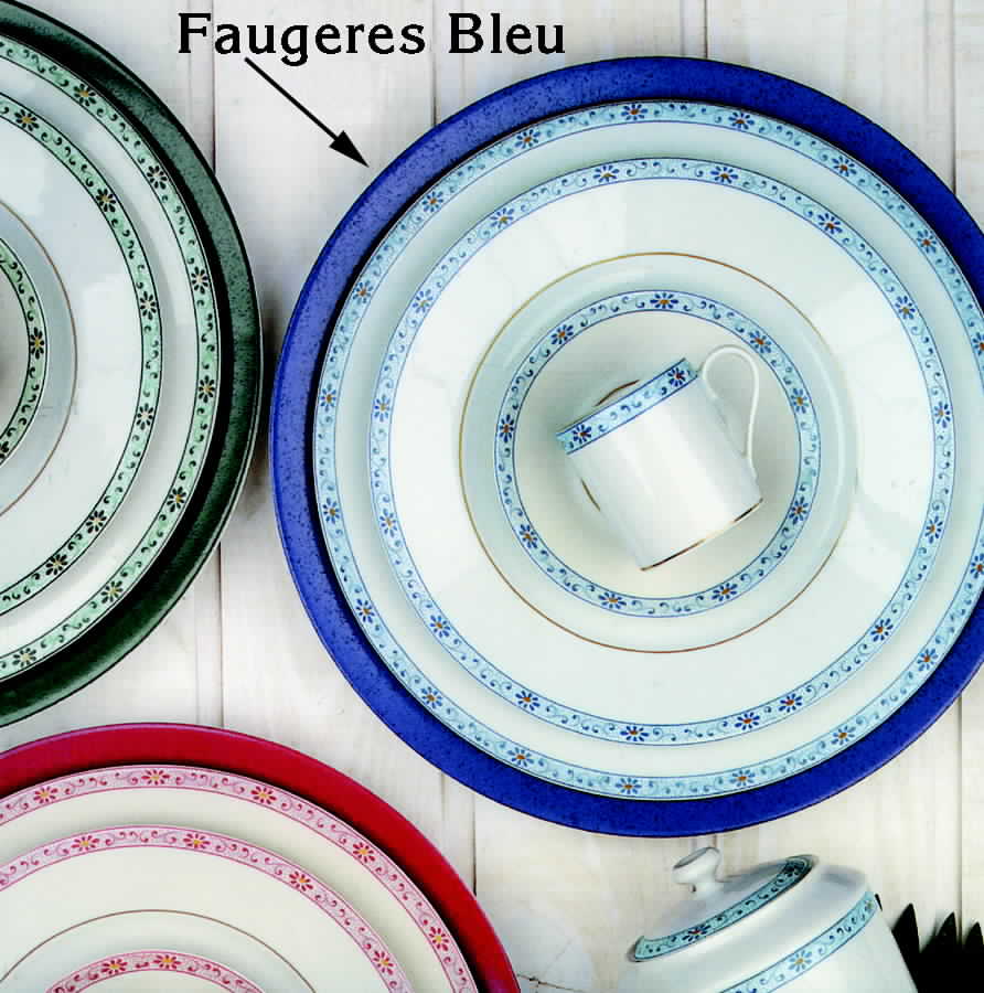 Faugeres Bleu Dinner Plate by Royal Limoges-1