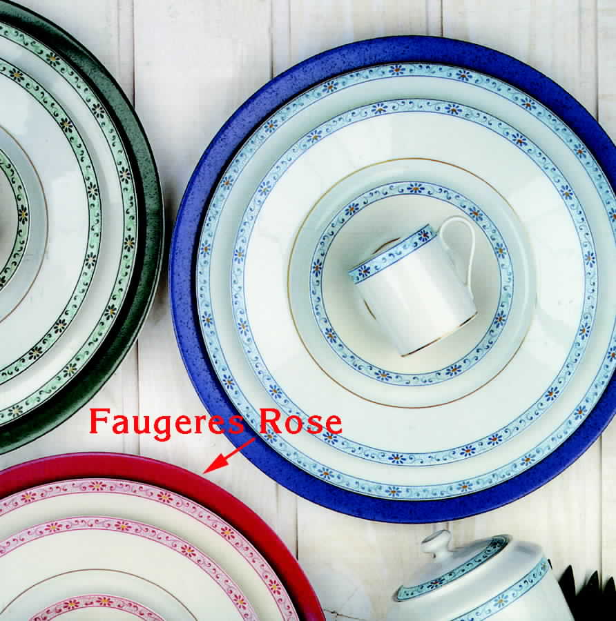 Faugeres Rose Dinner Plate by Royal Limoges-1