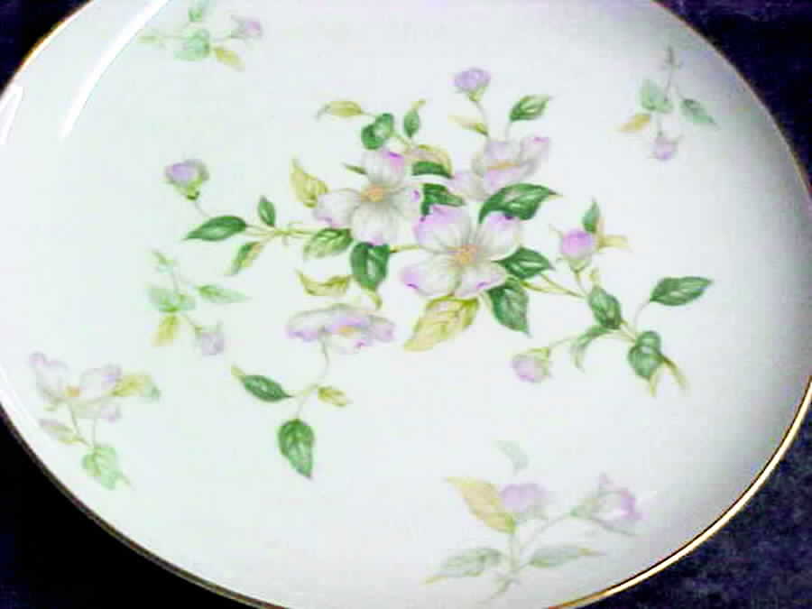 Apple Blossom  Dinner Plate by Three Castle-1