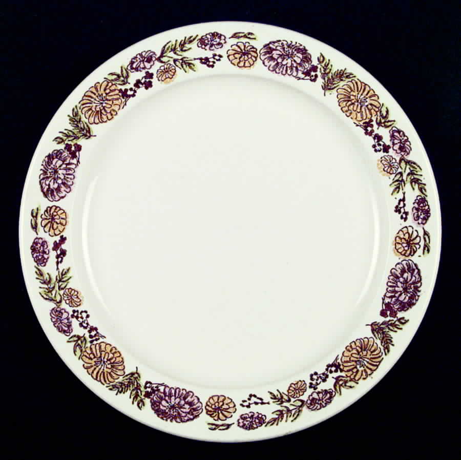 Zinnia Dinner Plate by Taylor, Smith & Taylor (Ts&T)-1