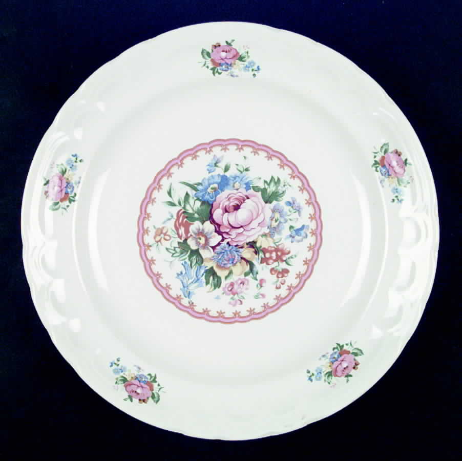 English Rose Dinner Plate by Tabletops Unlimited-1