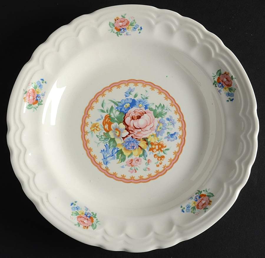 English Rose Salad Plate by Tabletops Unlimited-1