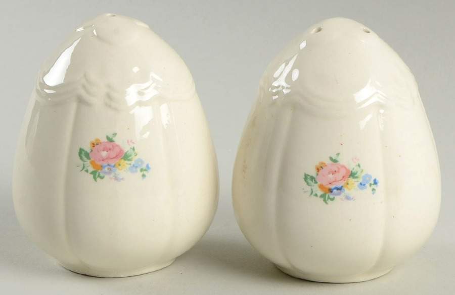 English Rose Salt & Pepper Set by Tabletops Unlimited-1