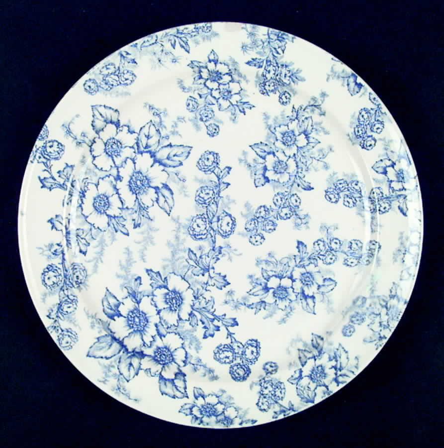 Dogwood Blue Dinner Plate by Taylor, Smith & Taylor (Ts&T)-1