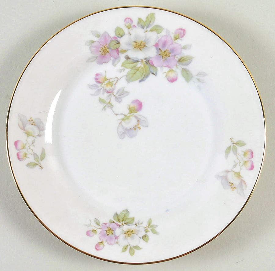 Apple Blossom (Cream Background) Salad Plate by Tirschenreuth-1