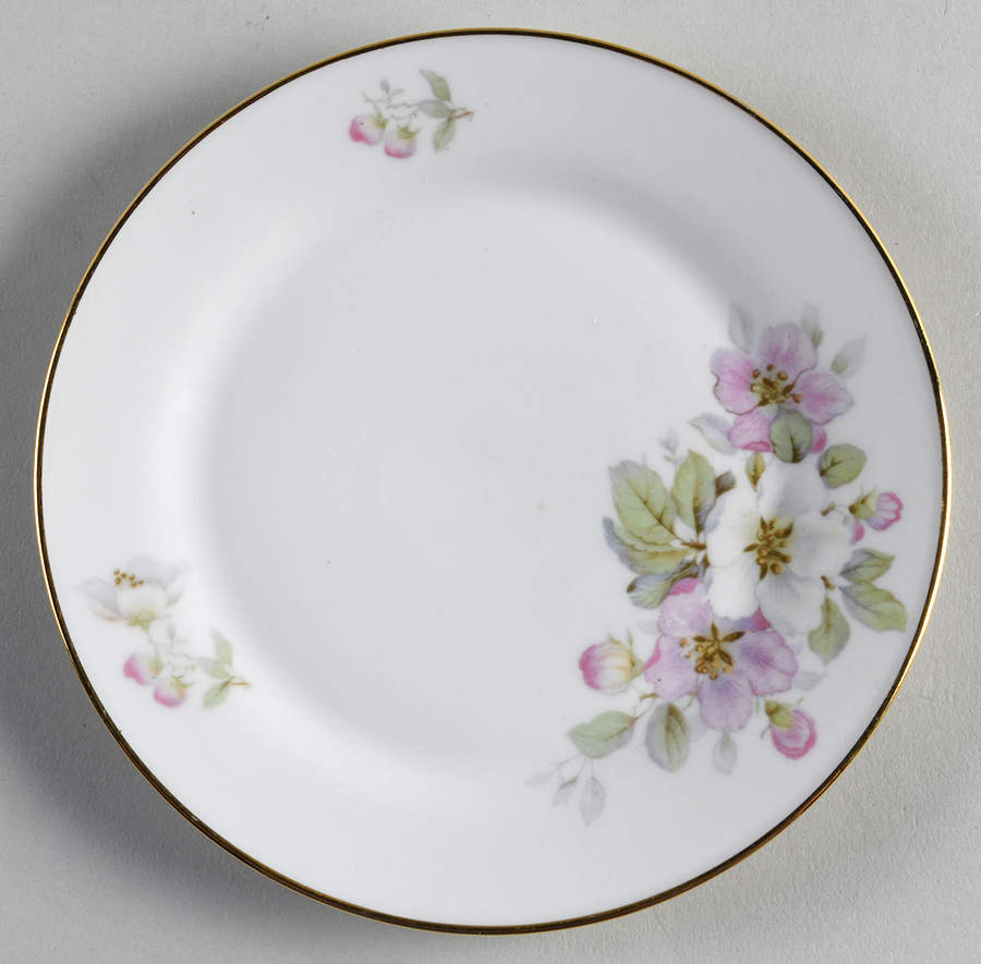 Apple Blossom (Cream Background) Bread & Butter Plate by Tirschenreuth-1