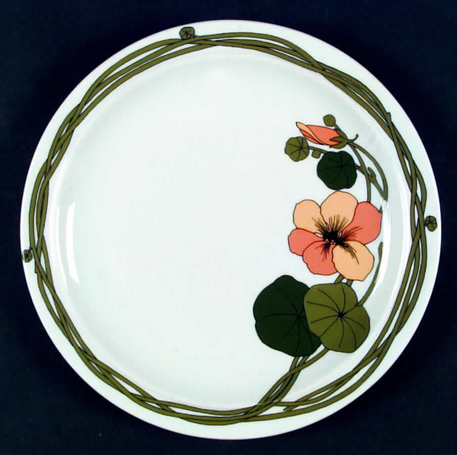 Nasturtium Dinner Plate by Thomas-1