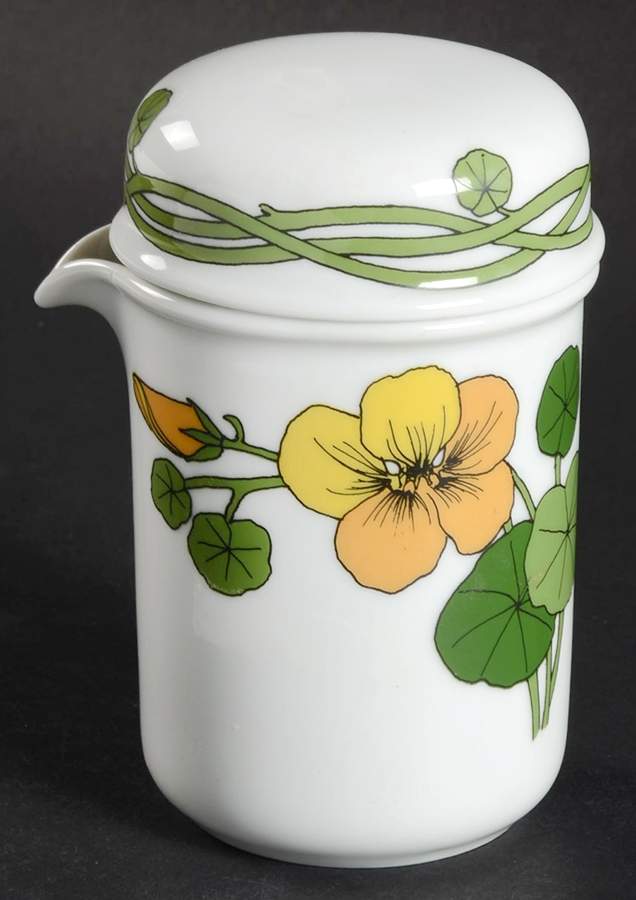 Nasturtium Creamer & Lid by Thomas-1