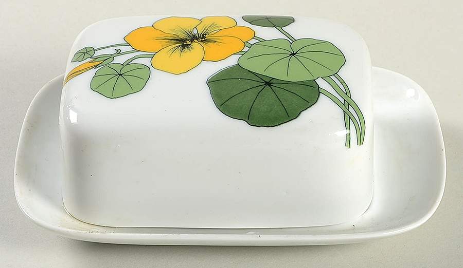 Nasturtium 1/4 Lb Covered Butter by Thomas-1