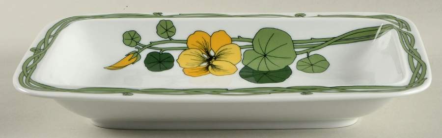 Nasturtium 11" Rectangular Vegetable Bowl by Thomas-1