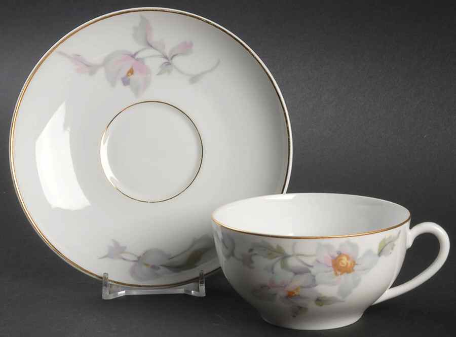 16665 Flat Cup & Saucer Set by Thun-1