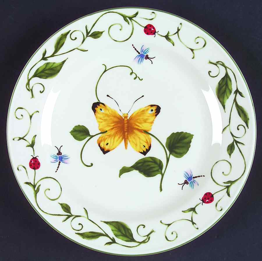 Butterfly Salad Plate by Tabletops Unlimited-1