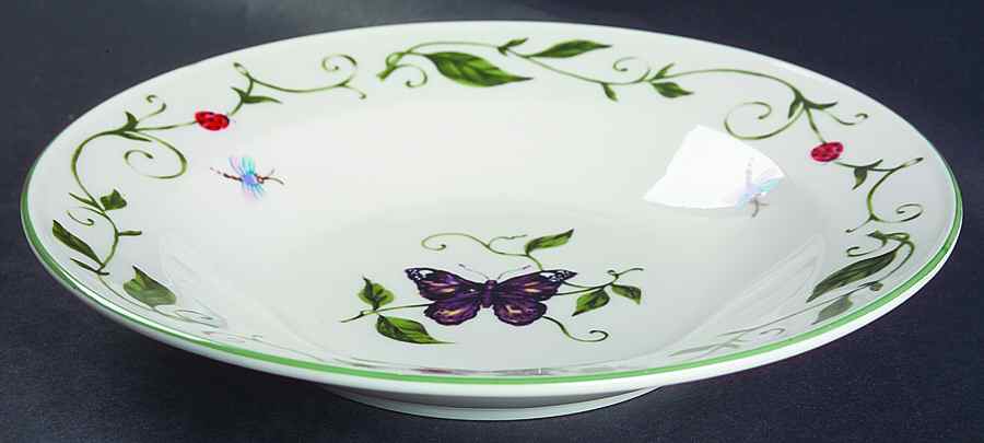 Butterfly Large Rim Soup Bowl by Tabletops Unlimited-1