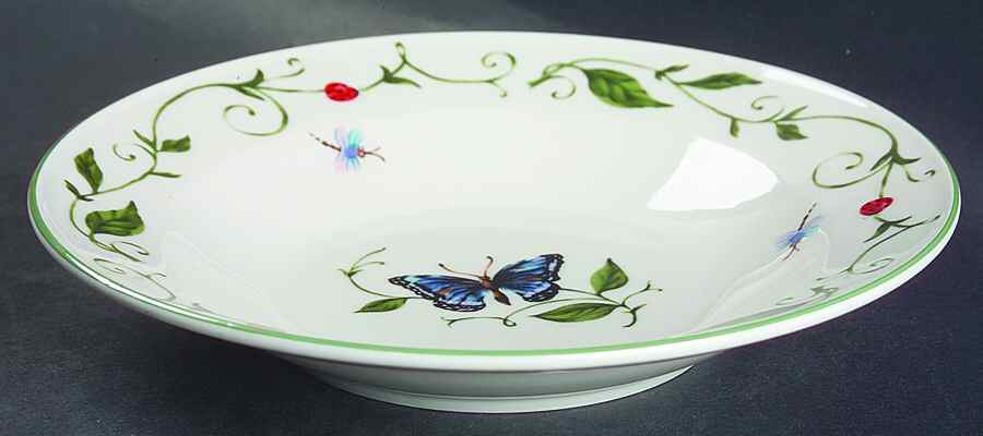Butterfly Large Rim Soup Bowl by Tabletops Unlimited-1