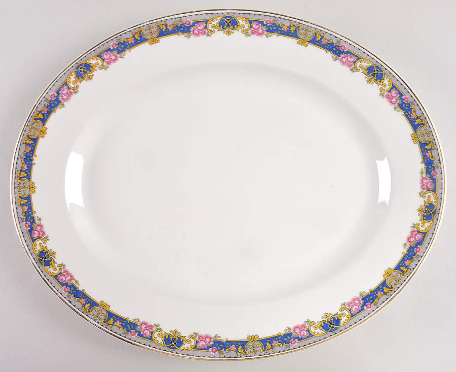 TRV248 15" Oval Serving Platter by Tressemanes & Vogt-1
