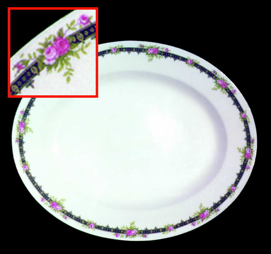 TRV249 14" Oval Serving Platter by Tressemanes & Vogt-1